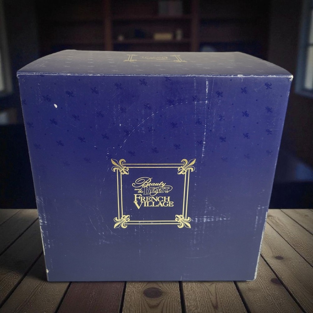 HTF DISNEY‎ FRENCH VILLAGE BELLE & MAURICE'S COTTAGE BEAUTY AND THE BEAST FIGURE